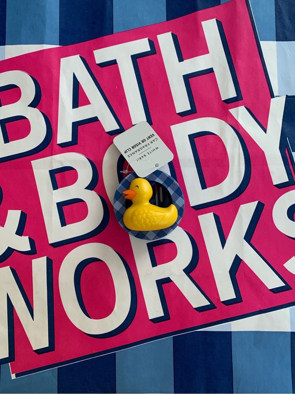NWT Bath & Body Works Billie The Duck Car Vent/Visor Clip